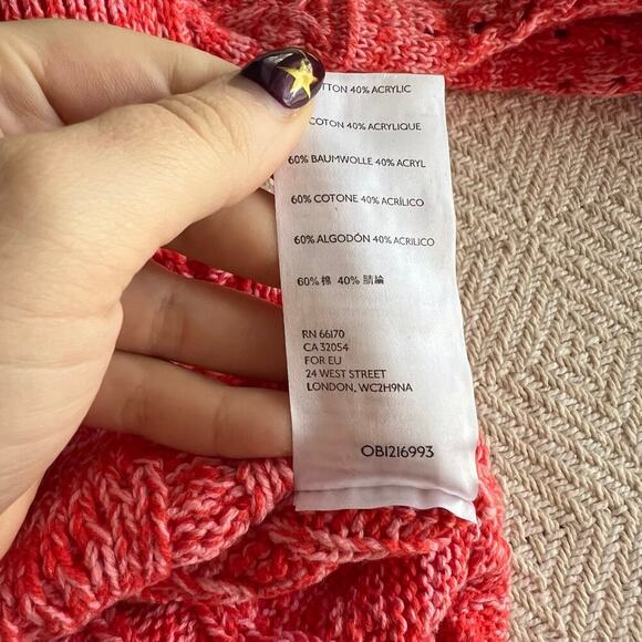 Anthropologie Pilcro x Jasmine Cable Knit Oversized Sweater Size XS - Picture 7 of 7